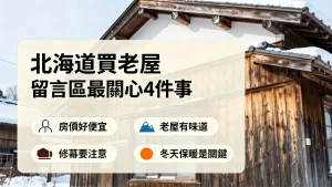 Read more about the article 在北海道買一戶建只要1XX萬日圓！比台灣車位還便宜？