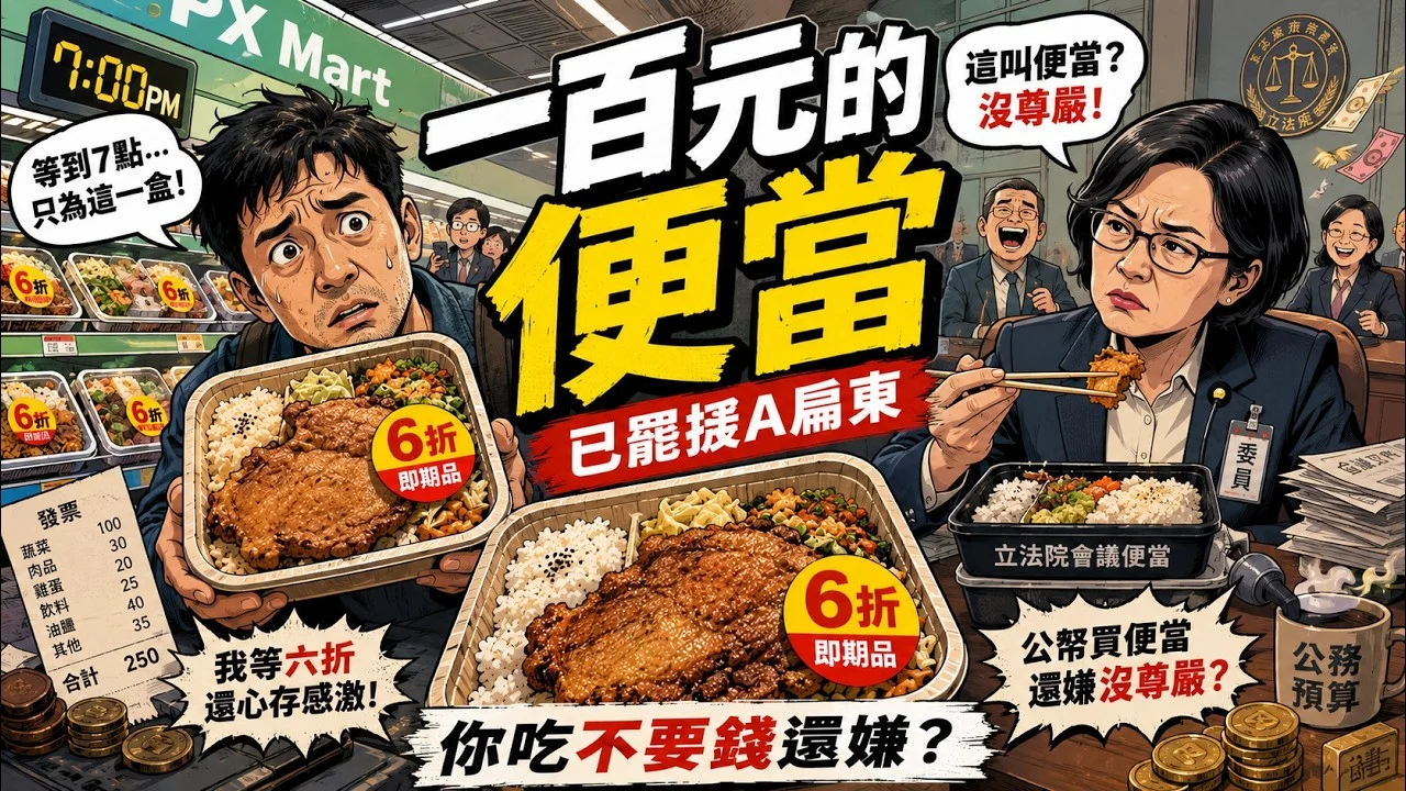 You are currently viewing 林淑芬立委的尊嚴重量：從新台幣100元的便當談起