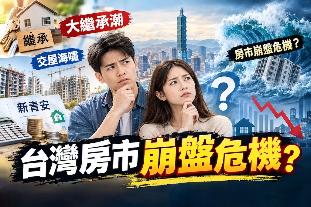 Read more about the article 台灣房屋大繼承潮：高房價會因此下跌嗎？