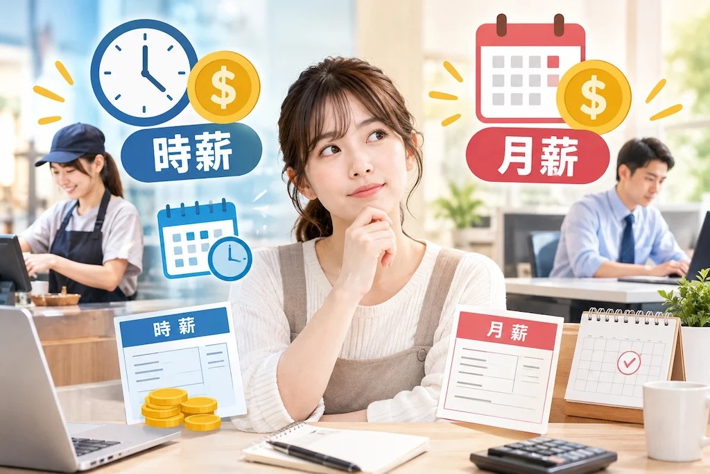 Read more about the article 時薪一定比月薪好嗎？兼職薪資、特休與勞動權益完整比較