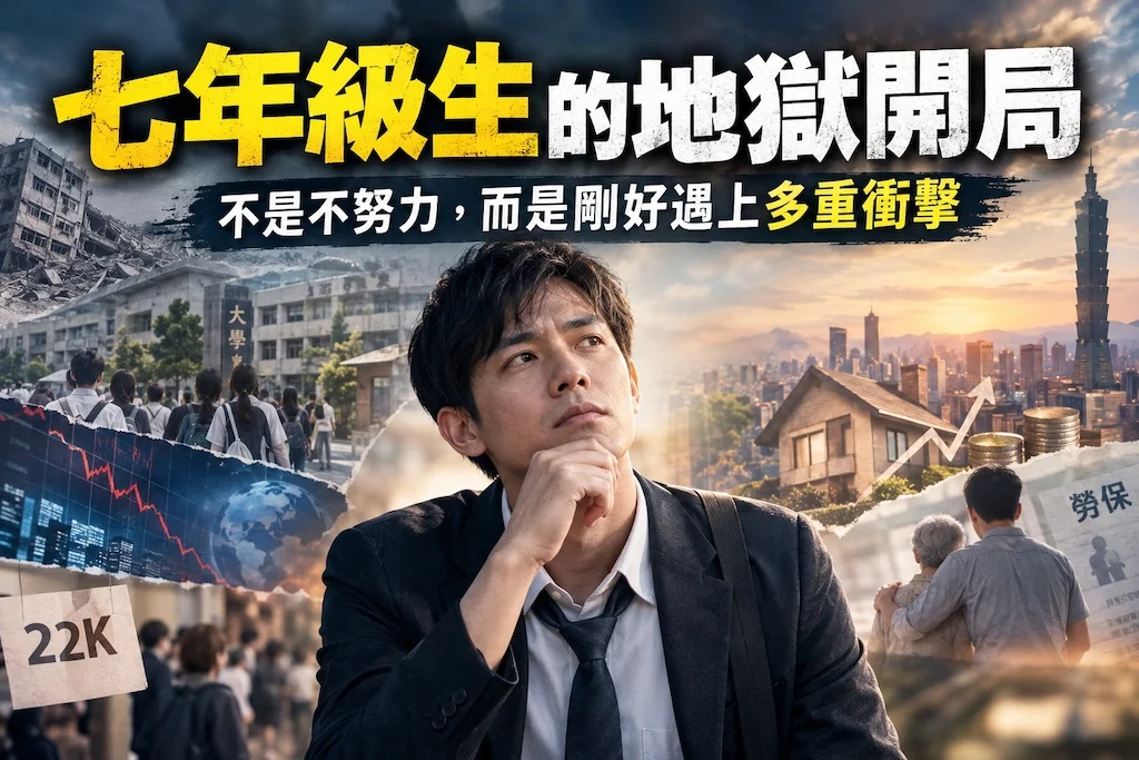 You are currently viewing 薪酸內幕：七年級生就是倒霉？「地獄開局」在時代夾縫中努力求生